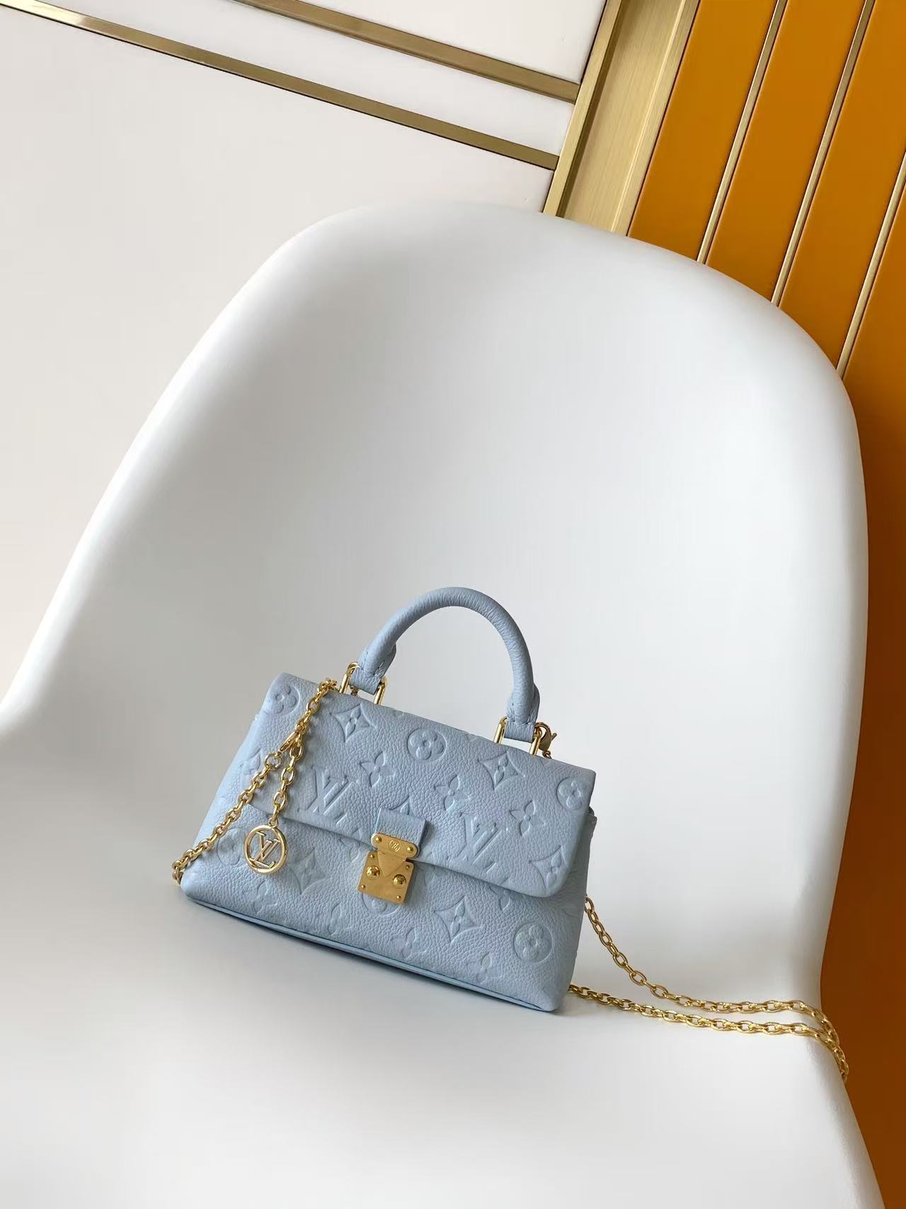 LV Classic Handbag Monogram Canvas Model M12427 Interior Pocket Business